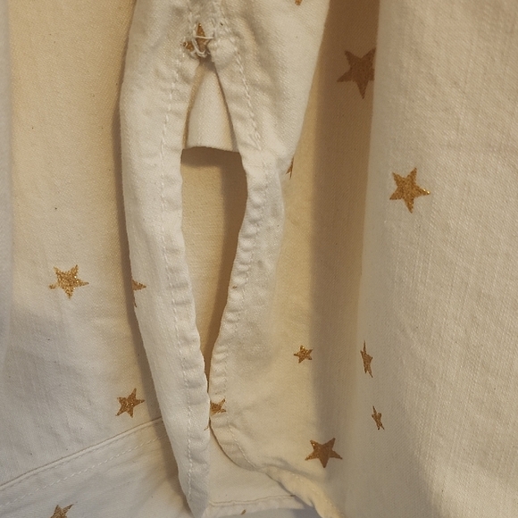 J. Crew Women's Beige Star Shirt Jacket - Picture 5 of 5